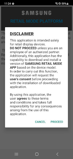 Android application SAMSUNG RM AGENT 2020 screenshort