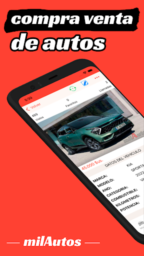 Android application Milautos - Venta de autos screenshort