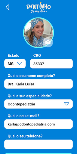 Dentinho Consulta Screen 2