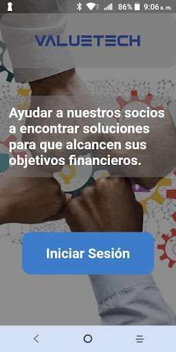 Android application valuetech screenshort