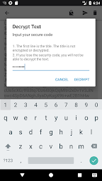 Secure Text