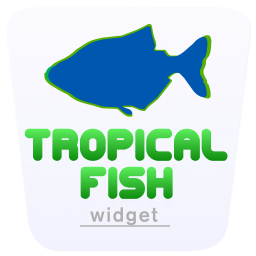 Дүрс тэмдгийн зураг Tropical Fish Widget