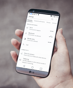 [UX6] Проста тема LG G5 V20 Снимка на екрана