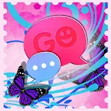 GO SMS Theme butterflies Buy icon
