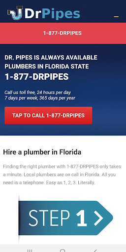 Florida Plumbers Screenshot 1 - AppWisp.com