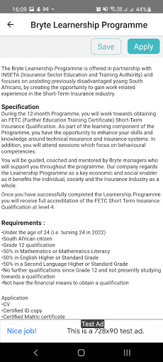Entuit Jobs Screen 3