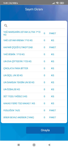 EasyOrder Sipariş Programı Screen 3
