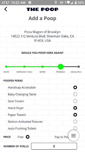 The Poop - Bathroom Finder Screen 3