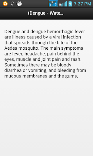 Disease dictionary Screen 3