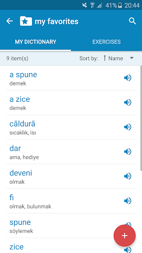 Romanian-Turkish Dictionary screenshot 7