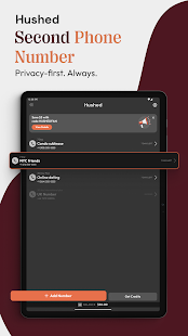 Hushed: US Second Phone Number Screenshot