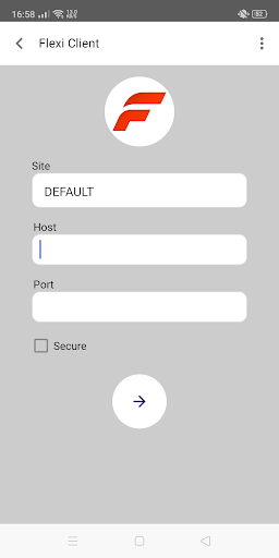 Android application Flexi Client screenshort