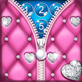 Diamond Zipper Screen Lock icon