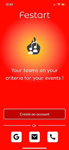 Android application Festart screenshort