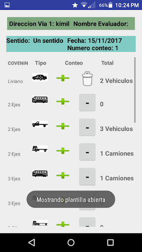 Conteo Vehicular (Ing. Civil) Screen 2