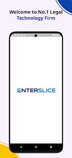 Android application Enterslice screenshort