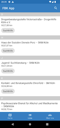 FBK App Screen 2