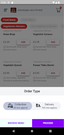 Guiseley Rasoi Screen 2