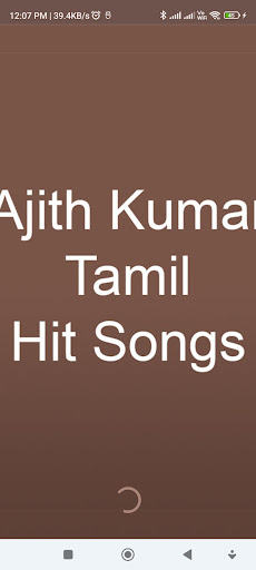 Android application Ajith Kumar Tamil Hit Songs screenshort