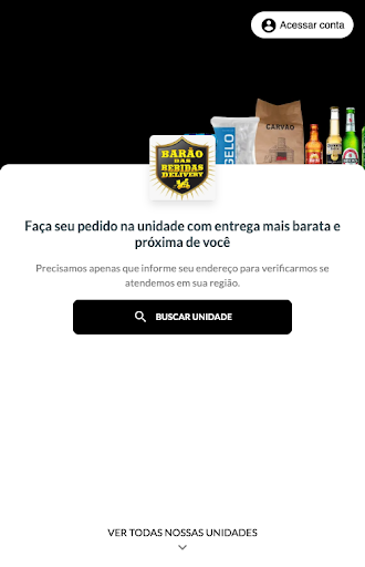 Android application Barão das Bebidas Delivery screenshort
