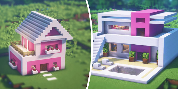 Pink House Map for Minecraft New Apk 5