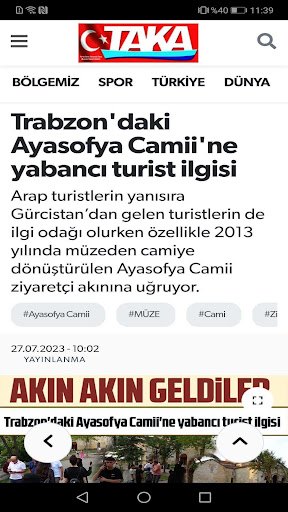 Taka Gazetesi Screen 2