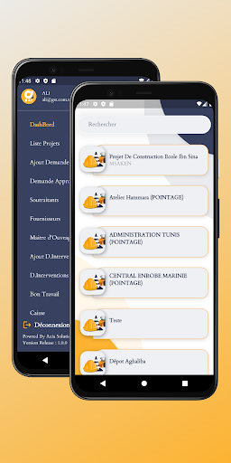 axiaBat Entreprise Mobile Screen 2