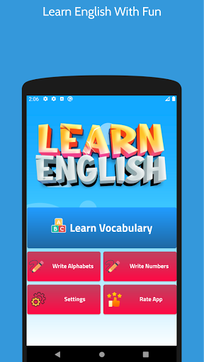 Android application Kids English Games Fun Learn screenshort