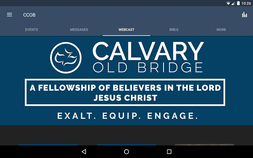 Screenshot of Calvary Chapel Old Bridge