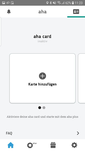 aha info | card | plus Screen 3