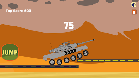 Jump Racer Army Tank