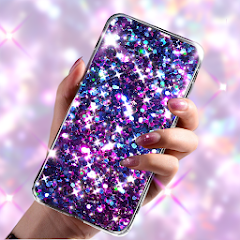 Girly Glitter Wallpaper Glitzy - Apps