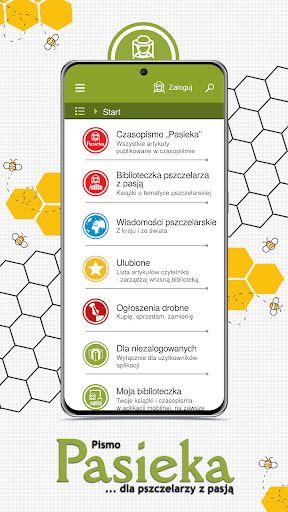 Android application Pasieka 24 screenshort