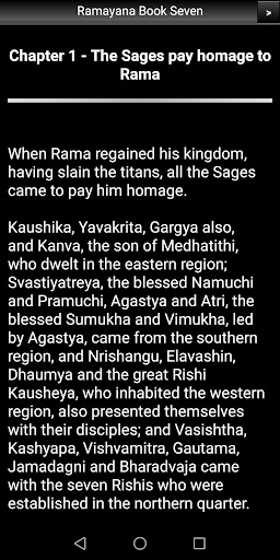 Ramayana Book Seven (english) Screen 3