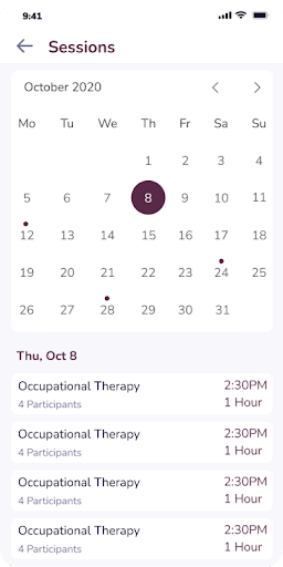 Pebbles Therapy Screen 2