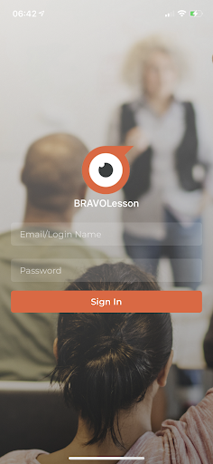 Android application BRAVOLesson screenshort