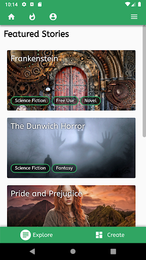 Android application Craft Stories screenshort