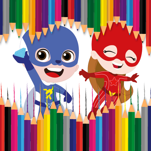 Jogo de pintar os aventureiros