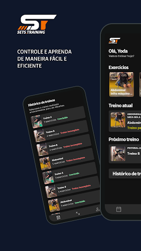 Android application Sets Training screenshort