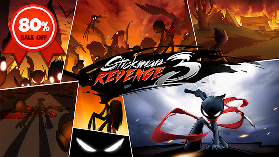 Skjermbilde av Stickman Revenge 3: Ninja RPG