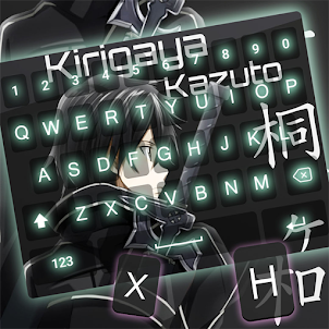 Cool Kirito SAO Keyboard Theme