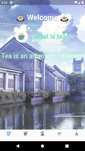 Android application Tea: About Tea screenshort
