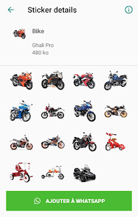 Stickers Moto Bike for WhatsAp 1.0 APK screenshots 5
