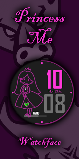 Android application Phylax Princess Watch Face screenshort