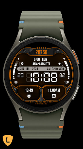 Digital Watch Face 010 Screen 2