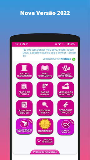 Android application Bíblia para Mulher Cristã screenshort