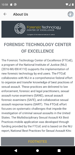 National Practices for SAKs Screen 3