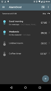AlarmDroid (alarm clock) Screenshot