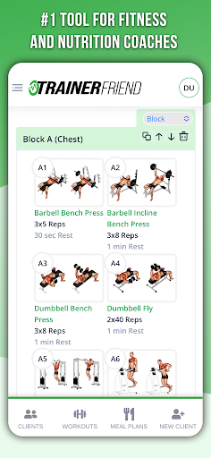 Android application TrainerFriend Coach screenshort