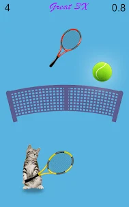 Cat Tennis ASMR Battle